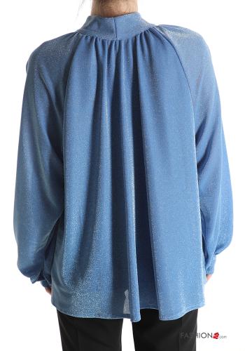 Blouse lurex avec noeud - ph 2