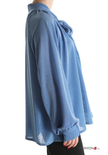 Blouse lurex avec noeud - ph 3