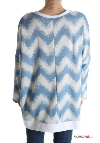 Felpa in Cotone Fantasia chevron - ph 2