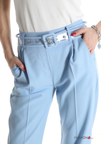 Hose mit Gürtel mit gummizug mit Taschen - ph 4