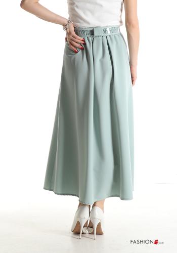 Gonna Longuette con elastico con cintura con tasche - ph 2