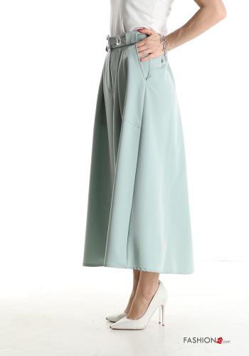 Gonna Longuette con elastico con cintura con tasche - ph 3