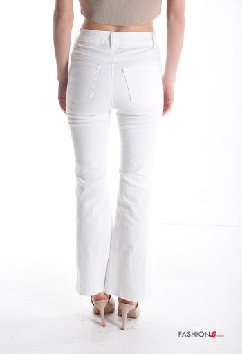 Cotton Jeans with buttons with zip with pockets - ph 2