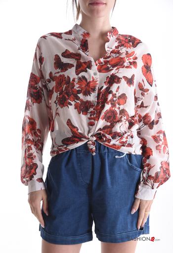 Chemise en Soie imprimé