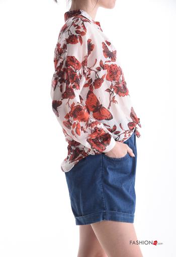 Chemise en Soie imprimé - ph 3