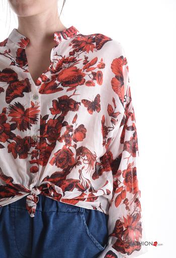 Chemise en Soie imprimé - ph 4