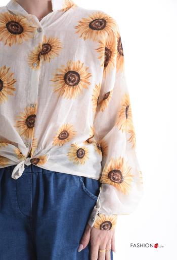 Patterned Silk Shirt - ph 4