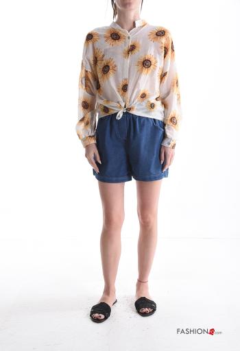 Patterned Silk Shirt - ph 5