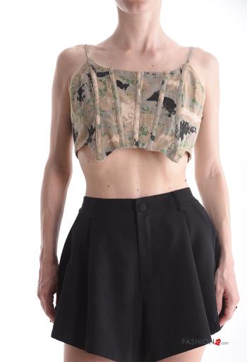 Top in Cotone Fantasia camouflage - ph 1