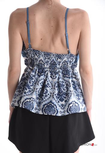 Top in Lino Fantasia stampata - ph 2