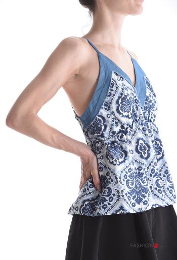 Top in Lino Fantasia stampata - ph 3