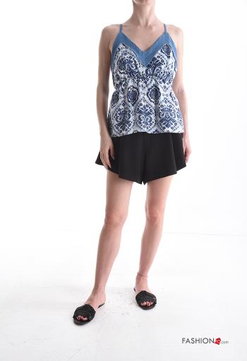 Top in Lino Fantasia stampata - ph 5