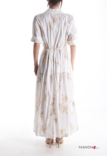 Abito in Cotone Fantasia ricamata - ph 2