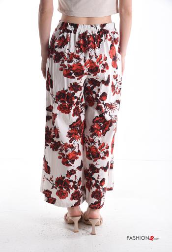 Pantalone in Cotone Fantasia stampata - ph 2