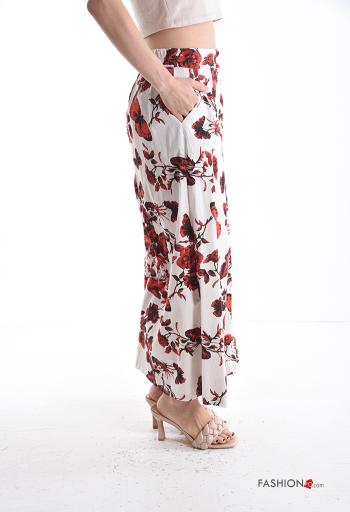 Pantalone in Cotone Fantasia stampata - ph 3