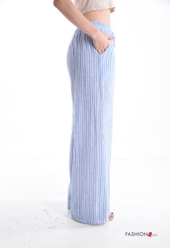 Pantalones de Algodón a rayas - ph 3