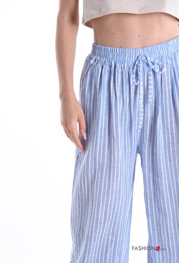 Pantalones de Algodón a rayas - ph 4