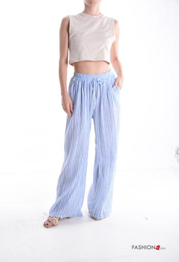 Pantalones de Algodón a rayas - ph 5