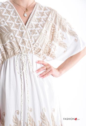 Embroidered Linen Dress - ph 4