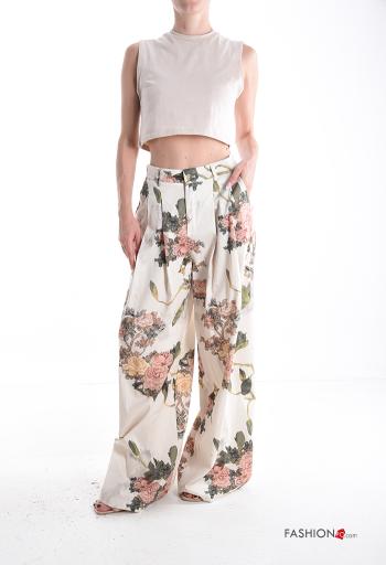 Bedrucktes Hose aus Baumwolle - ph 5