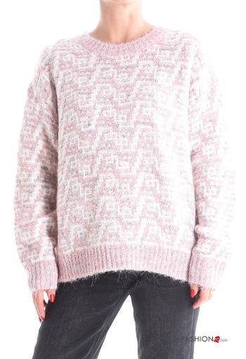 Maglione in Misto Lana Fantasia artistica