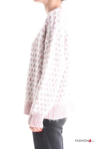 Maglione in Misto Lana Fantasia artistica - ph 3
