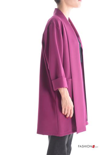 Giacca maniche lunghe con tasche senza fodera - ph 3