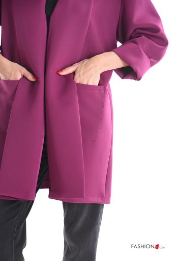 Giacca maniche lunghe con tasche senza fodera - ph 4