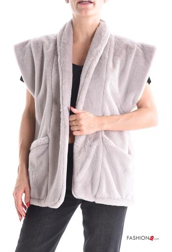 short sleeve Jacket with pockets without lining - ph 1