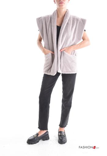 short sleeve Jacket with pockets without lining - ph 5