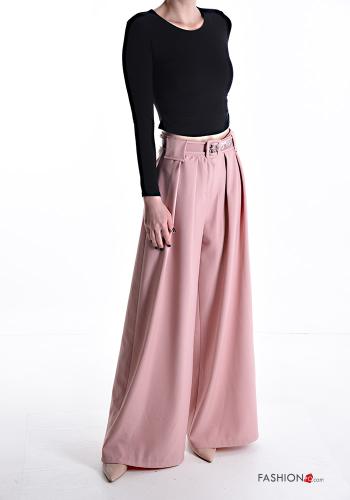 wide leg Hose mit Gürtel mit gummizug - ph 5