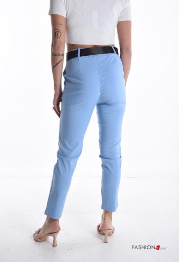 Pantalone skinny con elastico con cintura con tasche - ph 2