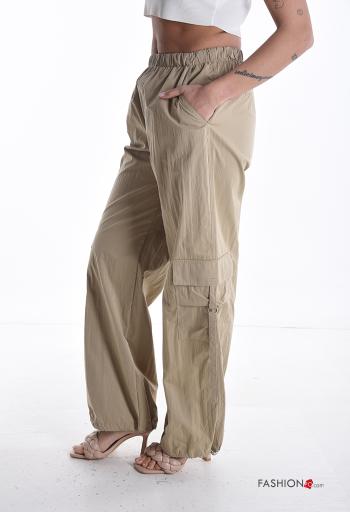 with buckle Trousers with pockets with elastic - ph 3