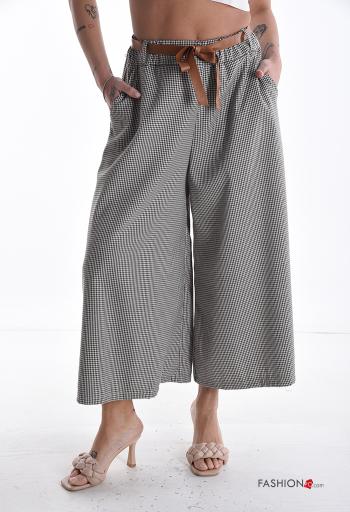 Pantalone Fantasia quadrettata vichy - ph 1