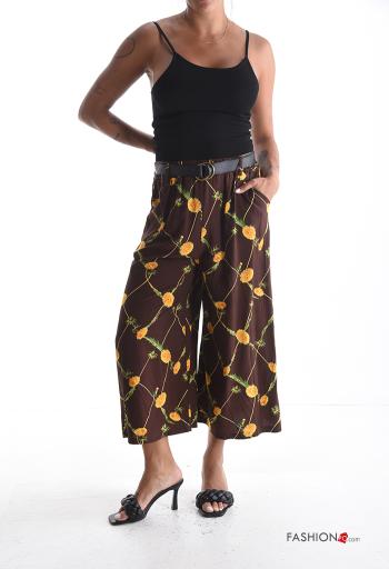 Pantalon en Lin imprimé - ph 5
