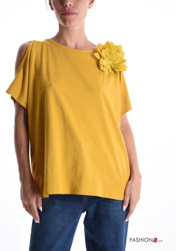 T-shirt de Algodón manga corta cuello redondo - ph 1