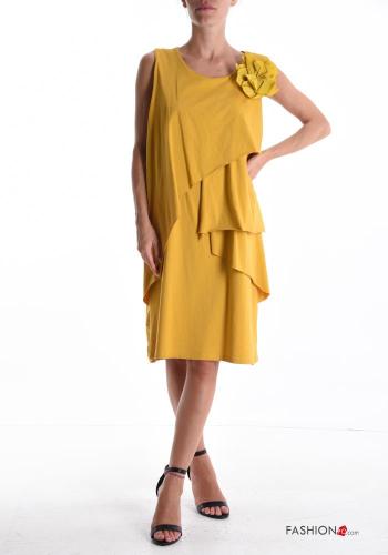 Abito in Cotone senza maniche con balze - ph 1