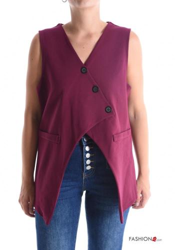 Colete assimétrico com botões - ph 1