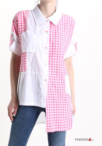 Vichy Cotton Shirt with pockets - ph 1