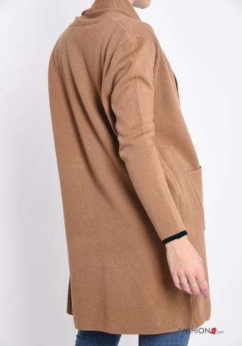 Wool Mix Cardigan with pockets - ph 2
