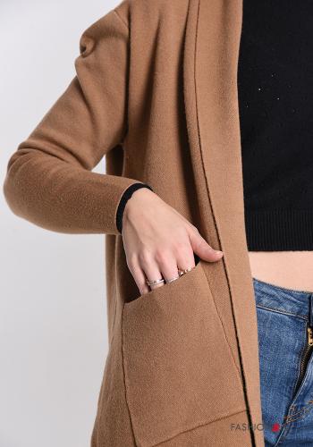 Wool Mix Cardigan with pockets - ph 4