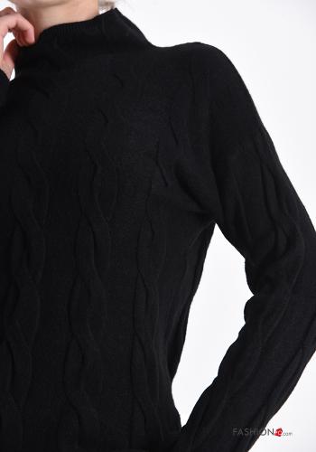 long sleeve Wool Mix Sweater Rollneck - ph 4