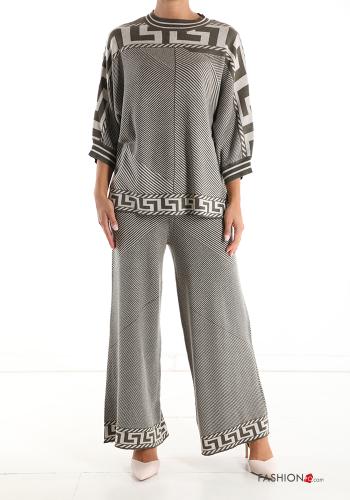 Striped Wool Mix Co-ord - ph 1