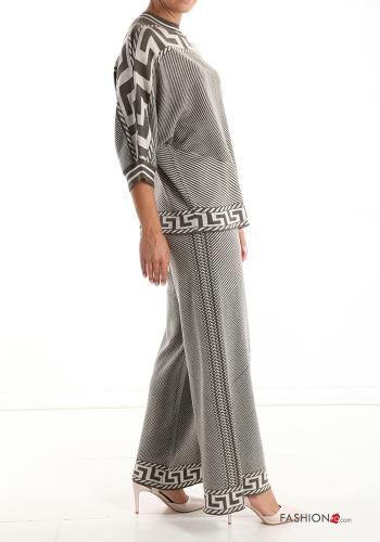 Striped Wool Mix Co-ord - ph 3