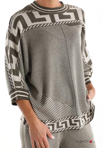 Striped Wool Mix Co-ord - ph 4