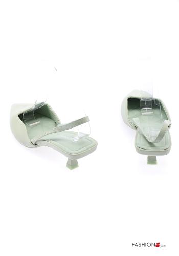 Scarpe con tacco ecopelle - ph 4