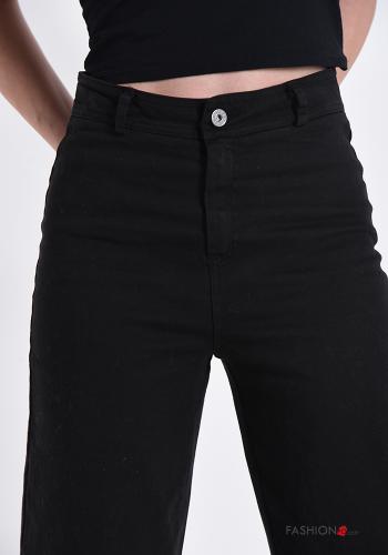Pantalone in Cotone con tasche con frange - ph 4