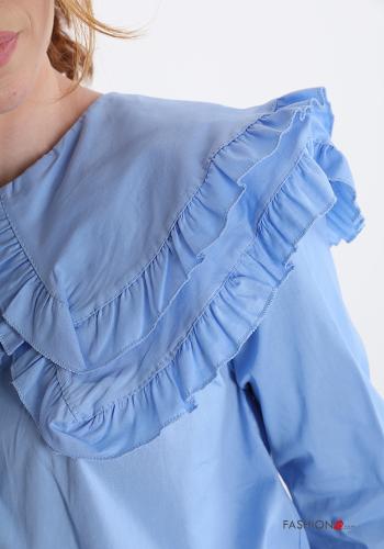 Shirt in Cotton  with flounces - ph 4
