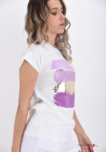 T-shirt de Algodón Estampado impreso - ph 3