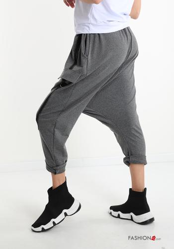 Trousers in Cotton  with pockets - ph 3